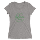 Summer Camp Womens' short sleeve t-shirt, Green Logo