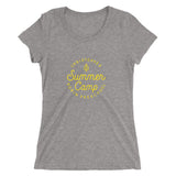 Summer Camp Womens' short sleeve t-shirt, Yellow Logo