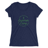 Summer Camp Womens' short sleeve t-shirt, Green Logo