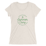 Summer Camp Womens' short sleeve t-shirt, Green Logo