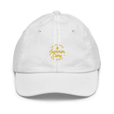 Summer Camp Youth baseball cap, Yellow Logo